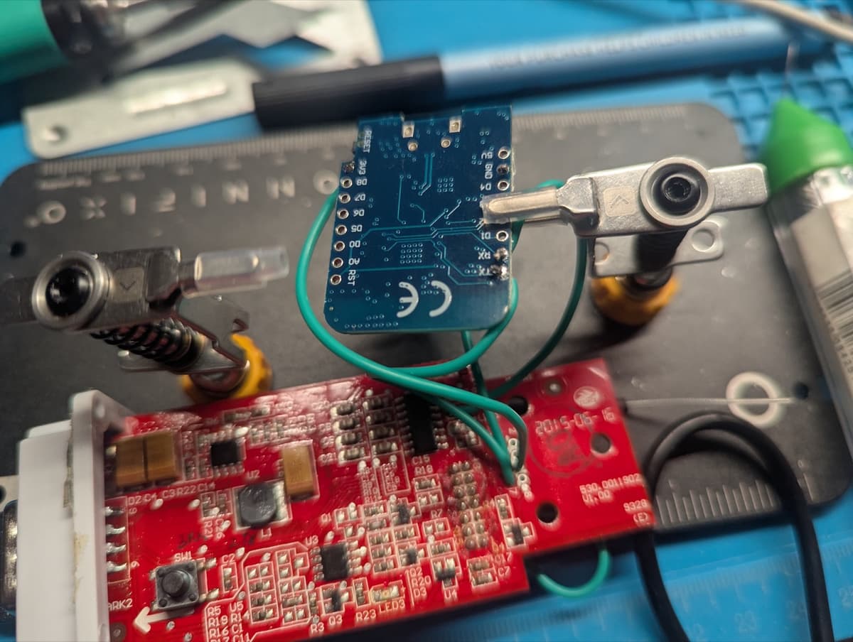 Growatt wifi stick modification to make UART work with ESPHome